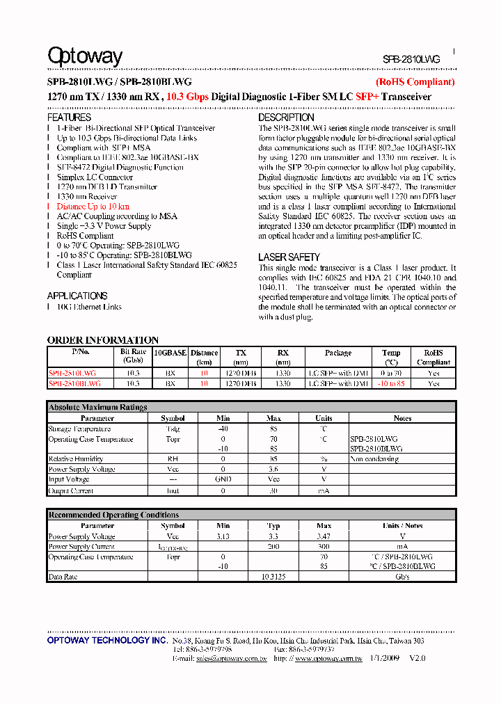 SPB-2810BLWG_4669939.PDF Datasheet