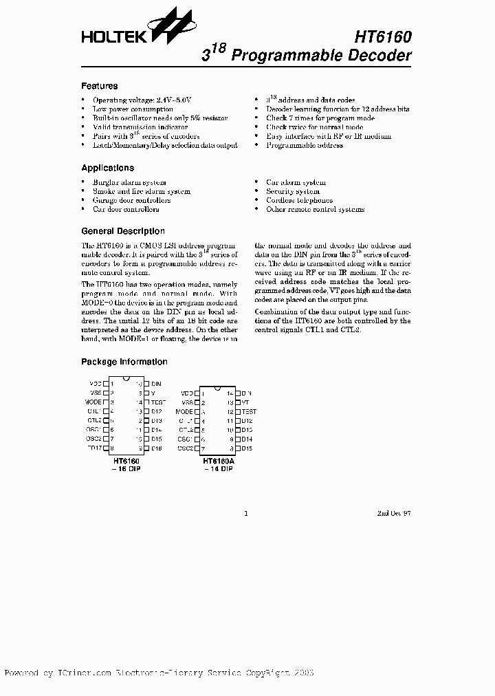 HT6160_4670678.PDF Datasheet