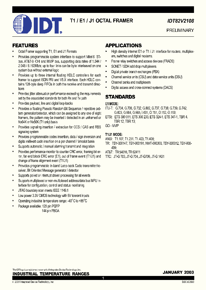 IDT82V2108PX8_4670669.PDF Datasheet
