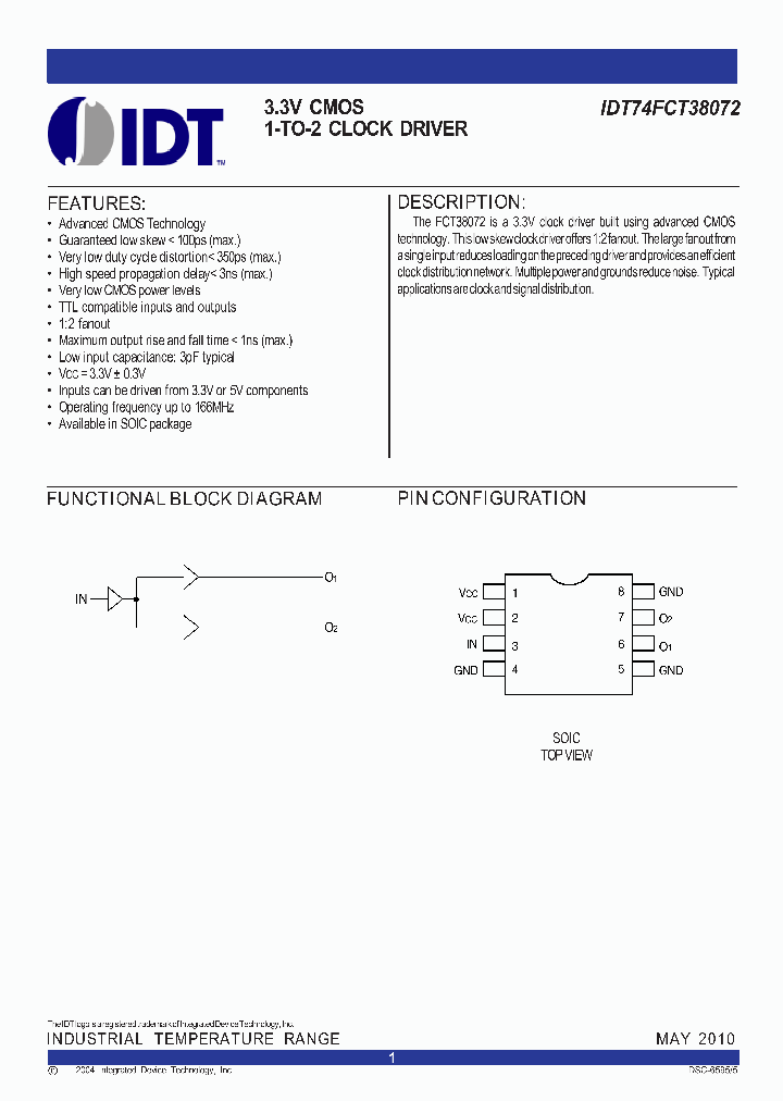 IDT74FCT38072_4672221.PDF Datasheet