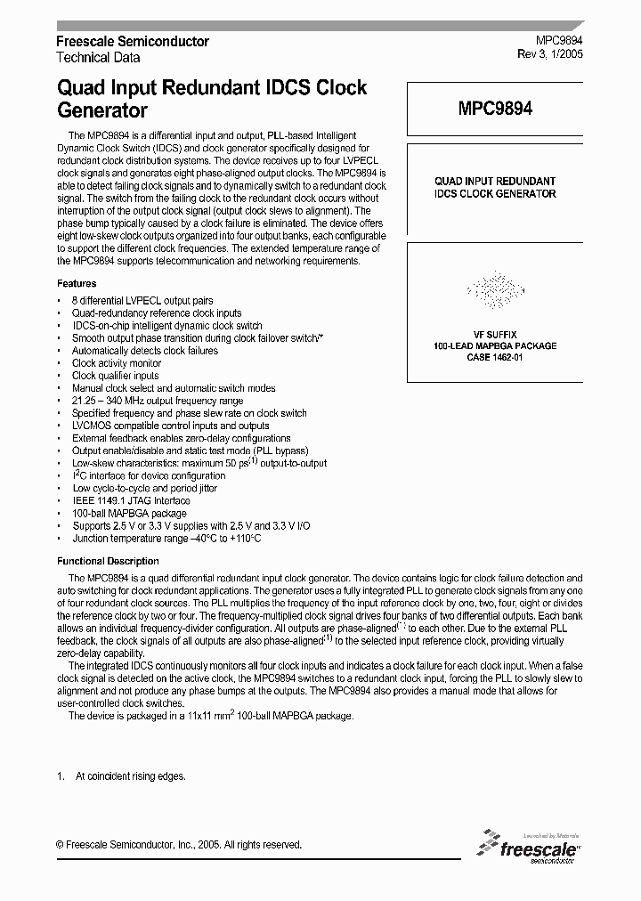 MPC9894_4672924.PDF Datasheet