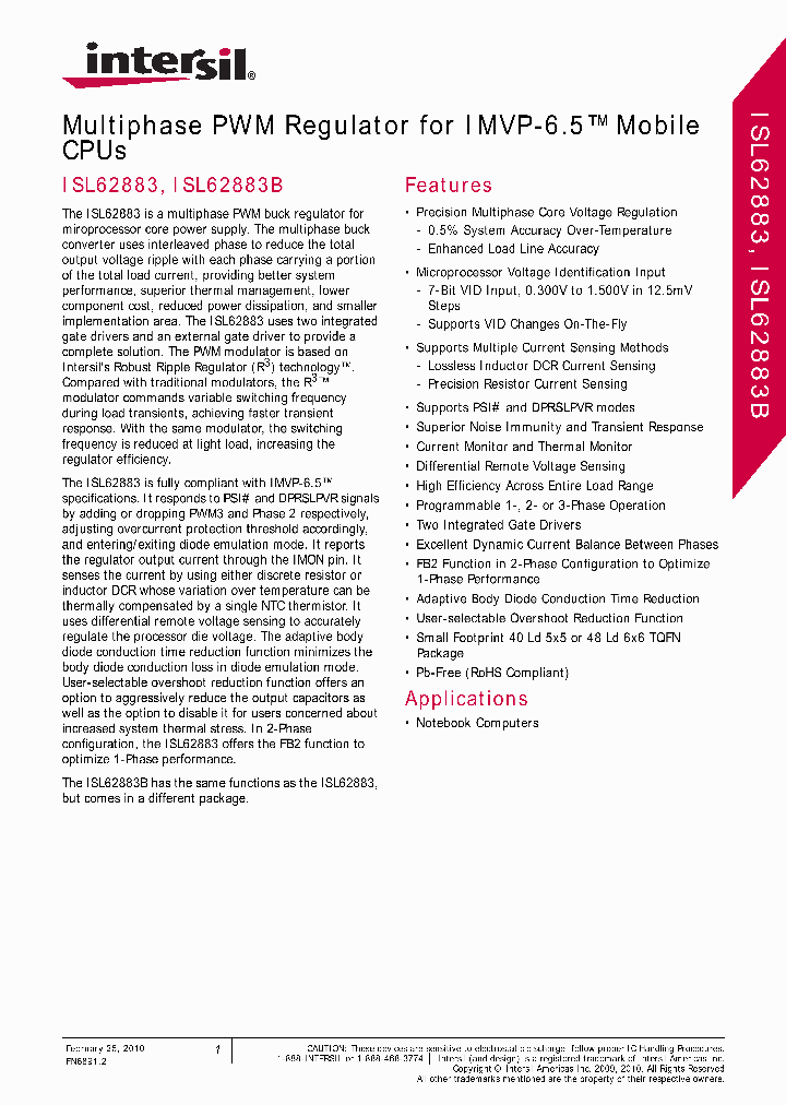 ISL62883_4673831.PDF Datasheet