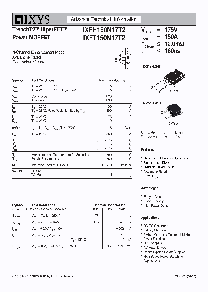 IXFT150N17T2_4673854.PDF Datasheet