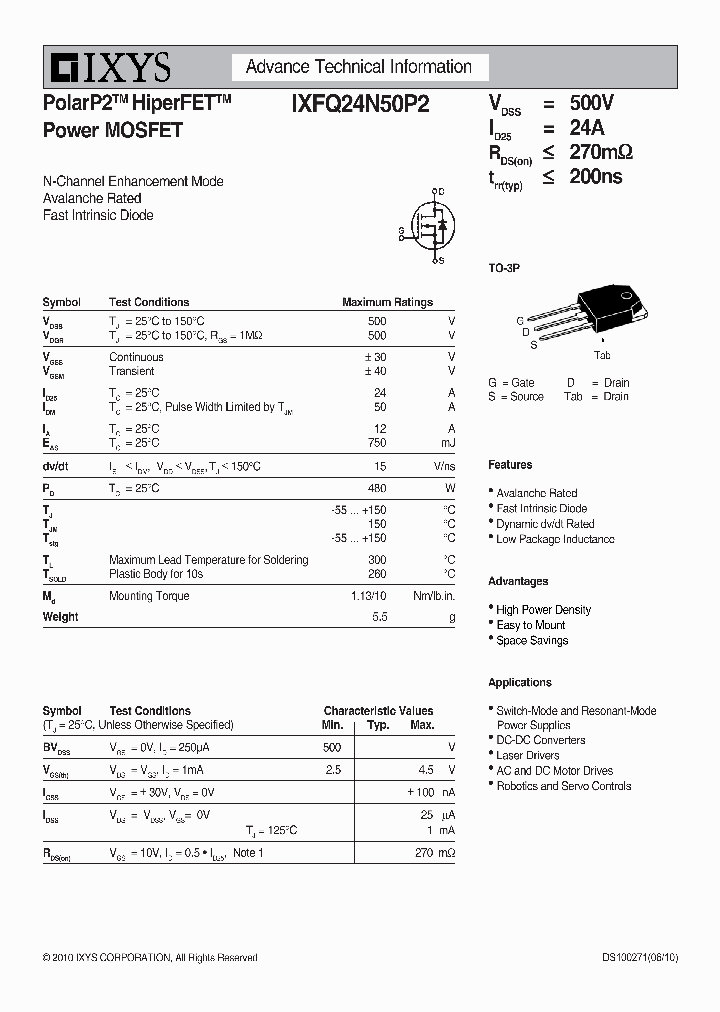 IXFQ24N50P2_4673817.PDF Datasheet