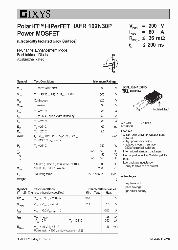 IXFR102N30P_4673733.PDF Datasheet