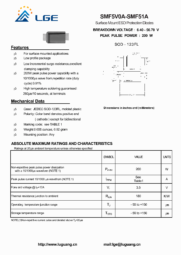 SMF7V0A_4675205.PDF Datasheet