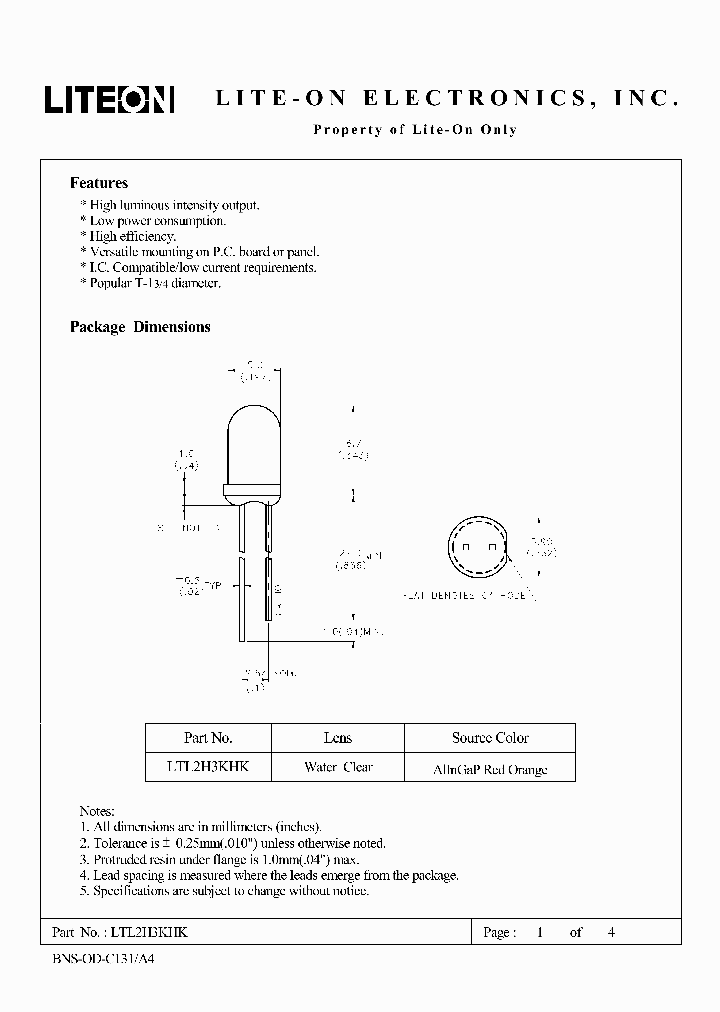 LTL2H3KHK_4676623.PDF Datasheet