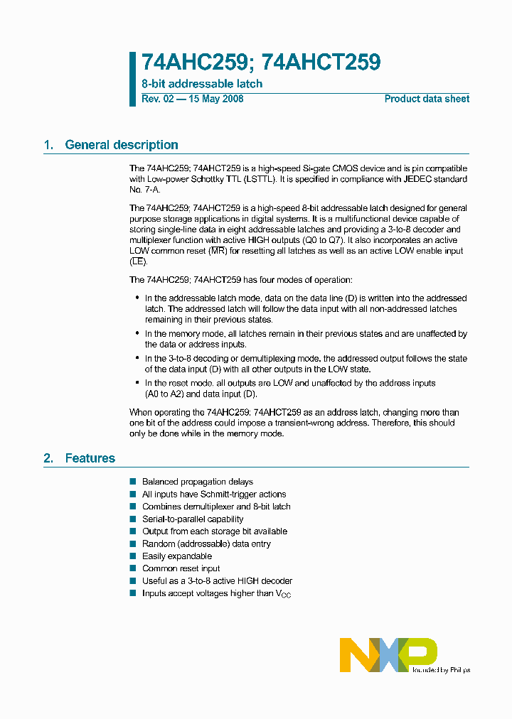 74AHC25908_4679104.PDF Datasheet