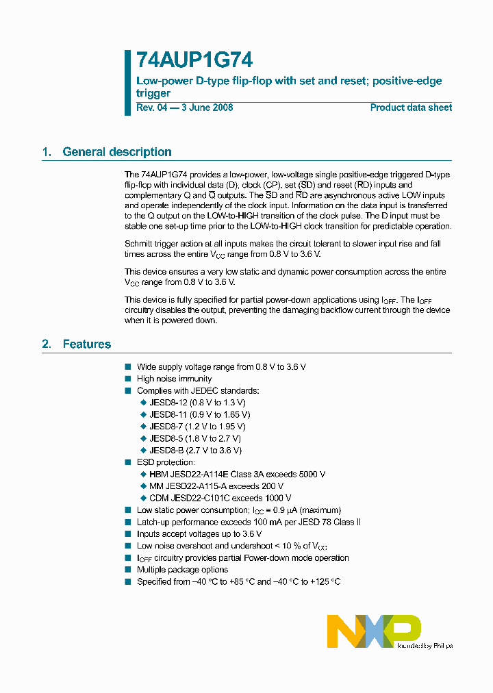 74AUP1G74GD_4679510.PDF Datasheet