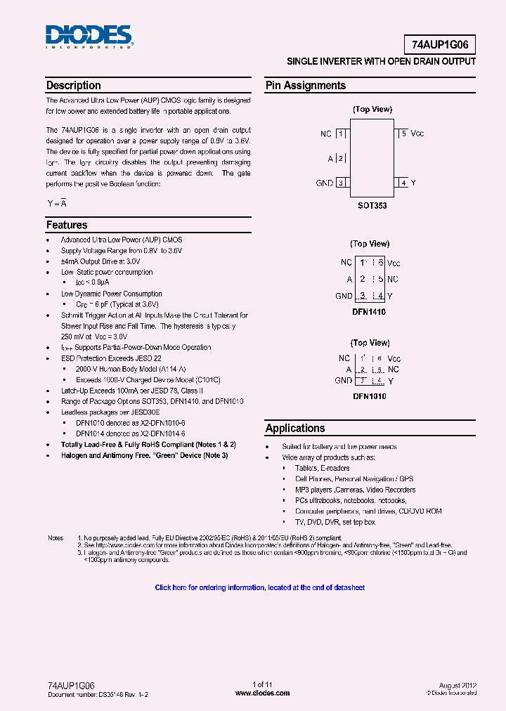 74AUP1G06FW4-7_4679536.PDF Datasheet