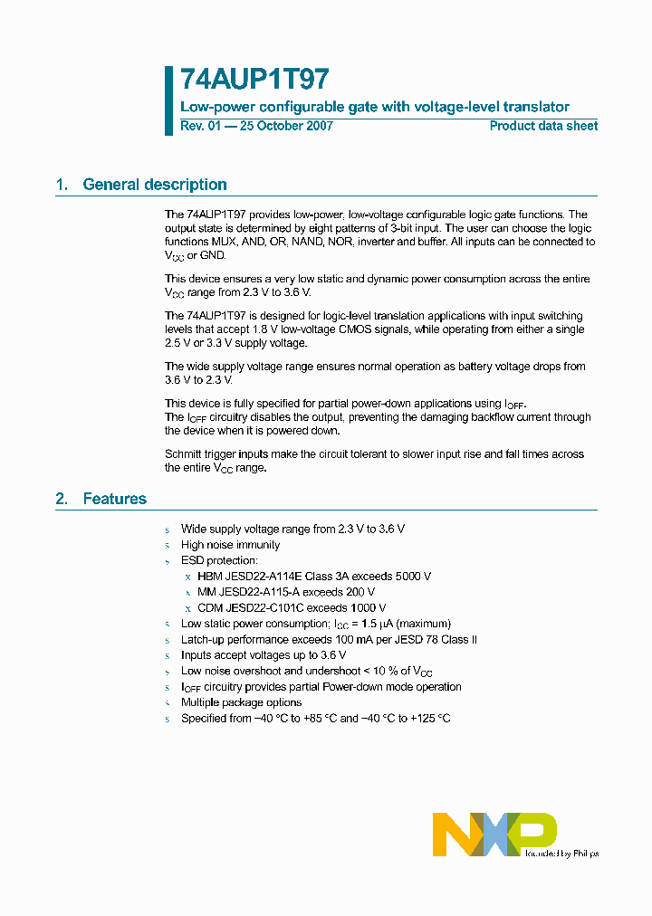 74AUP1T97GW_4679581.PDF Datasheet