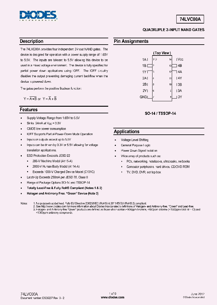 74LVC00AS14-13_4681060.PDF Datasheet