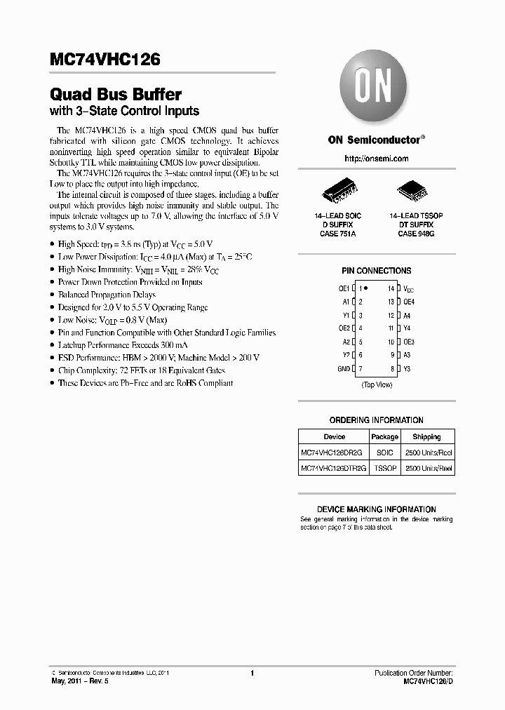 MC74VHC126DTR2G_4681121.PDF Datasheet