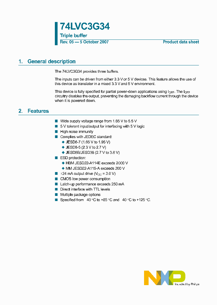 74LVC3G34DP_4681019.PDF Datasheet