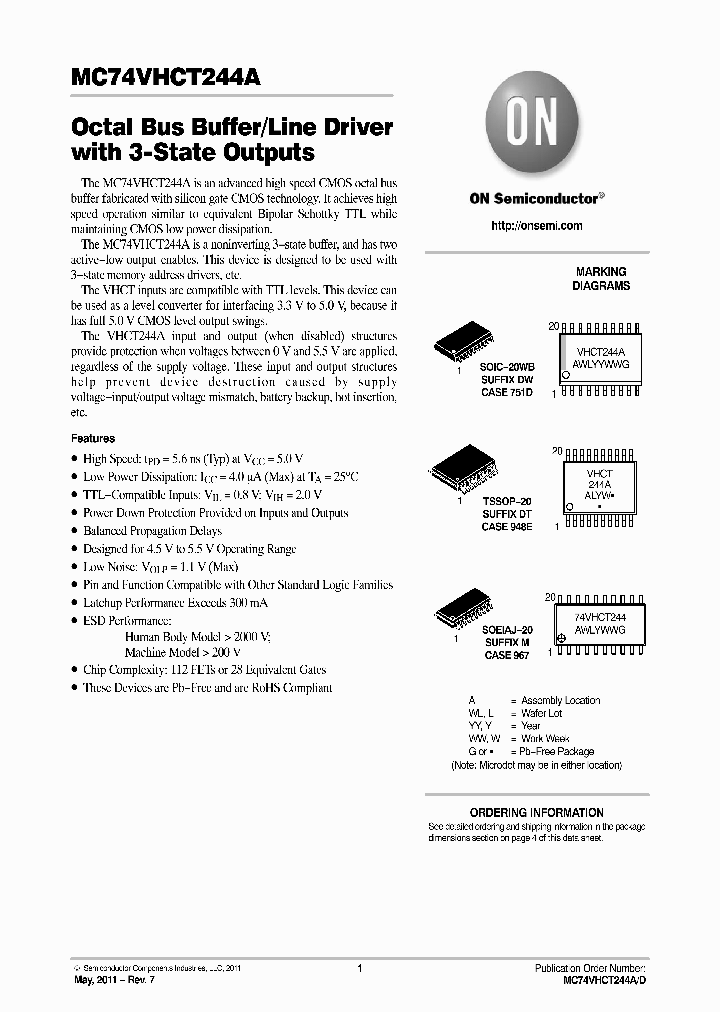 MC74VHCT244A11_4681209.PDF Datasheet