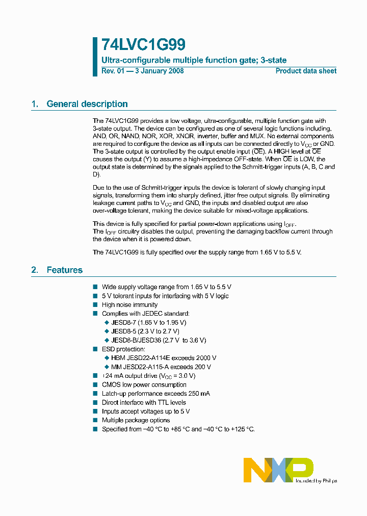 74LVC1G99_4680669.PDF Datasheet