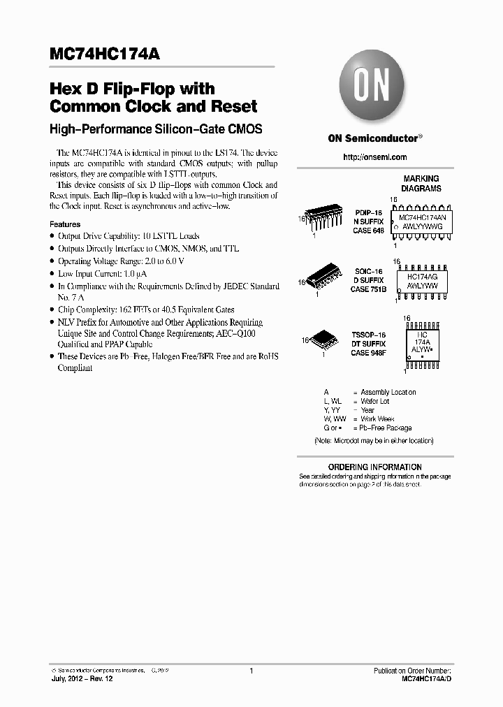 NLV74HC174ADTR2G_4682856.PDF Datasheet