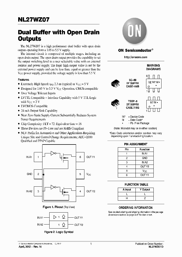 NLV27WZ07DFT2G_4682850.PDF Datasheet