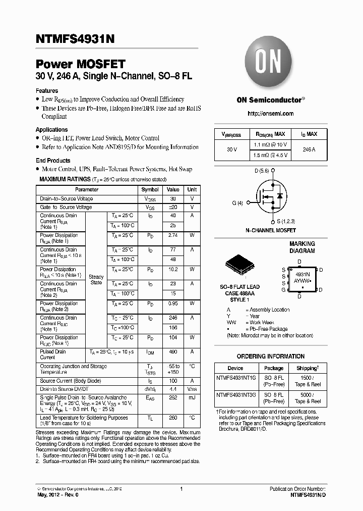NTMFS4931NT1G_4683172.PDF Datasheet