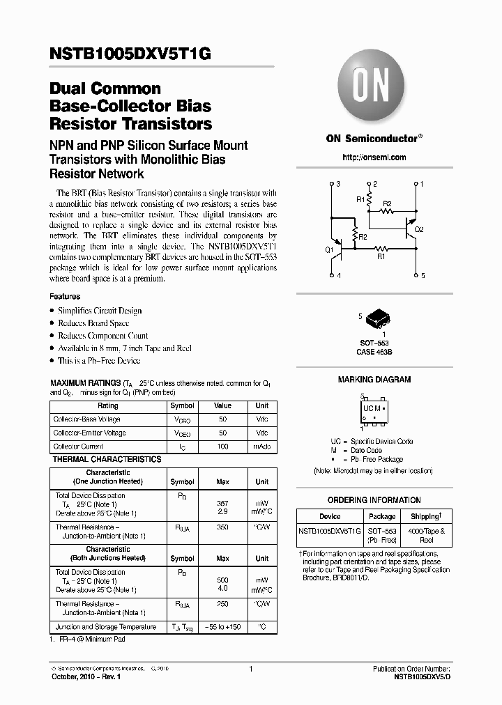NSTB1005DXV5T1G_4683114.PDF Datasheet