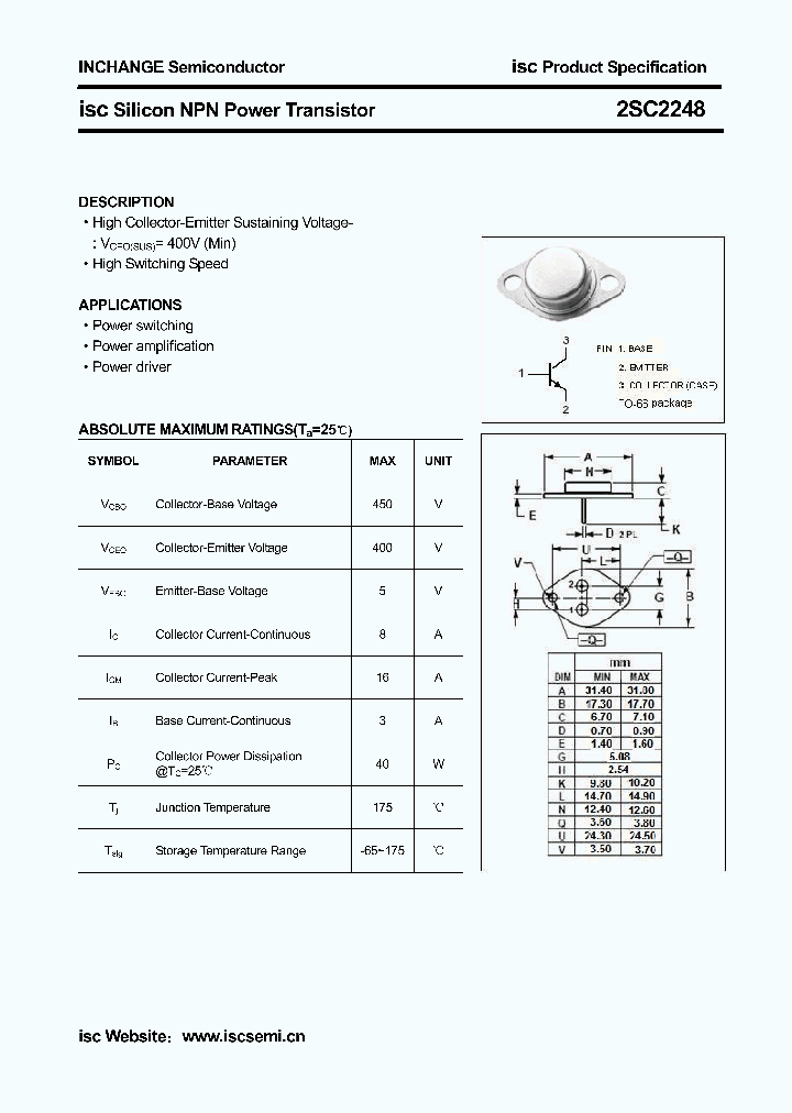 2SC2248_4683646.PDF Datasheet
