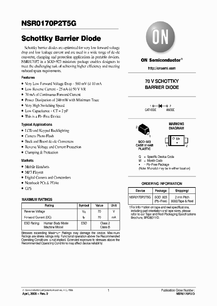 NSR0170P2T5G_4683073.PDF Datasheet