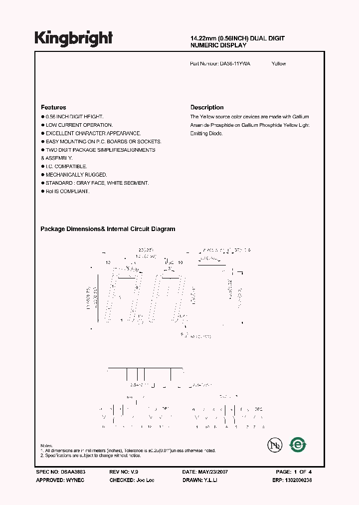 DA56-11YWA_4685010.PDF Datasheet
