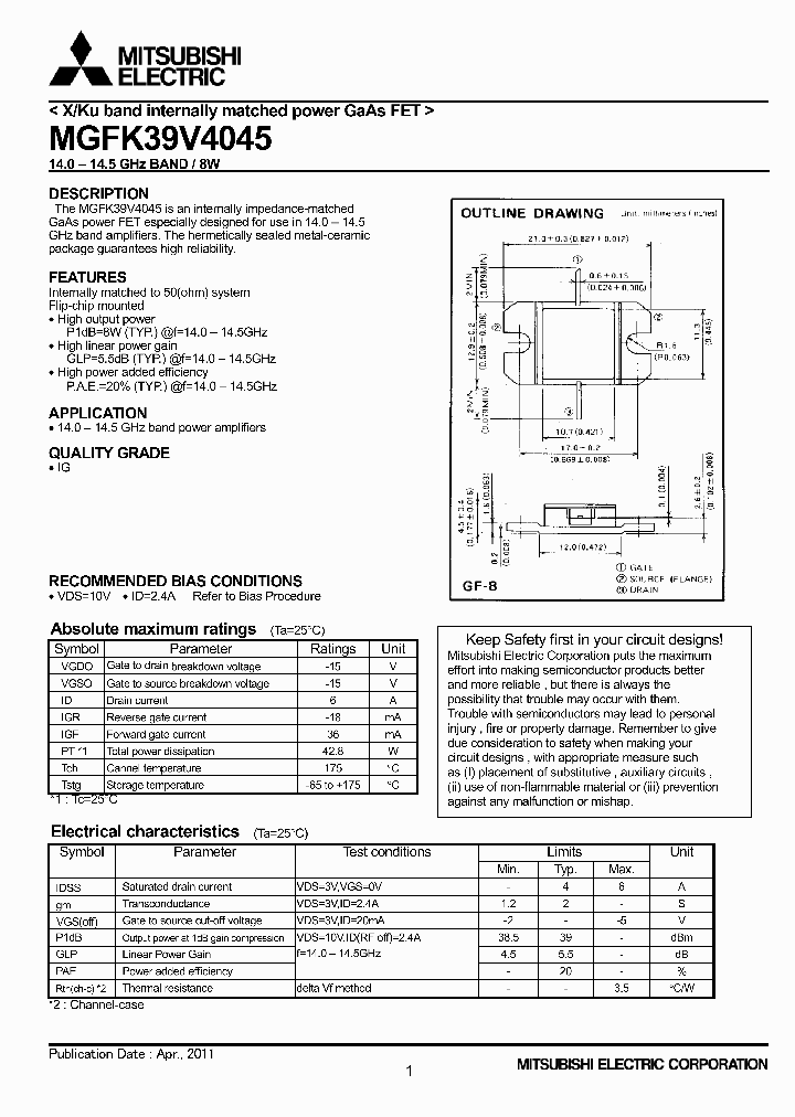 MGFK39V4045_4685759.PDF Datasheet