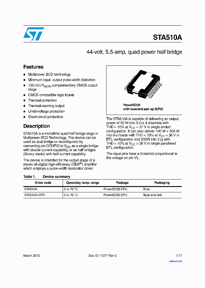 STA510A_4689120.PDF Datasheet
