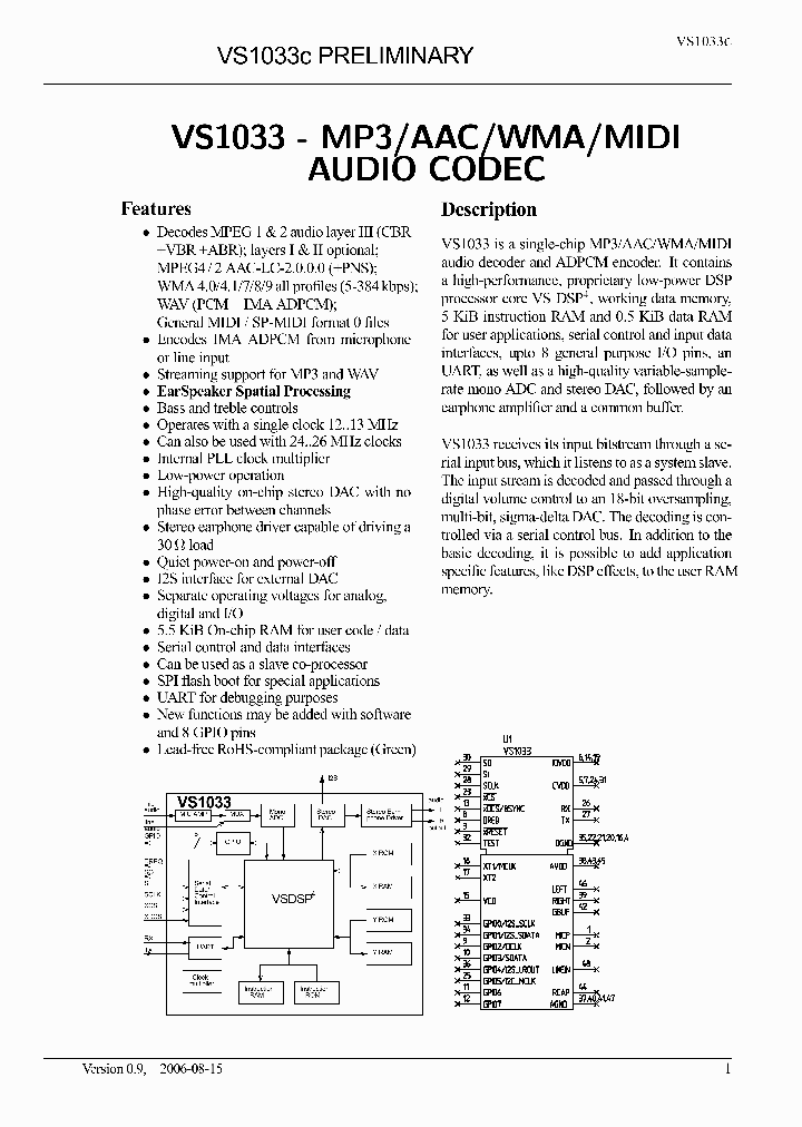 VS1033C_4689542.PDF Datasheet