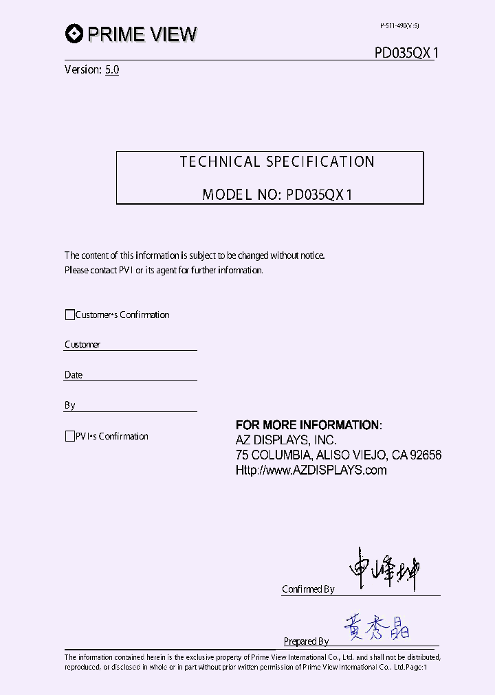PD035QX1_4690821.PDF Datasheet