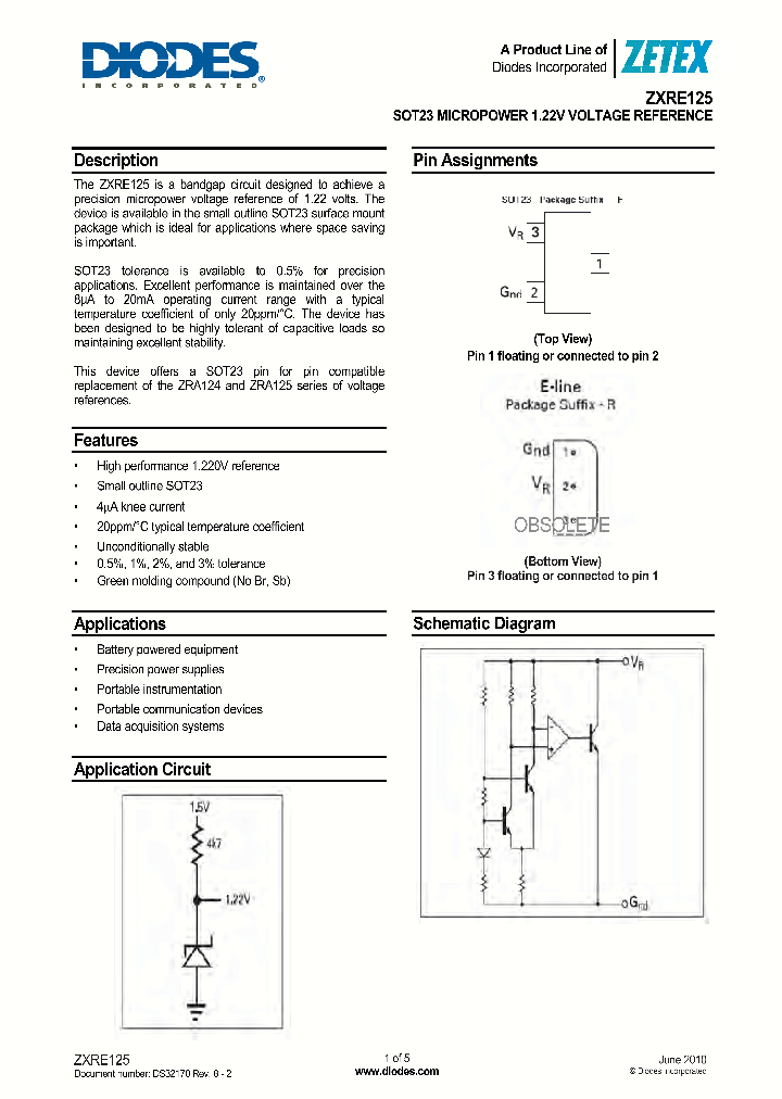 ZXRE125CFTA_4691990.PDF Datasheet
