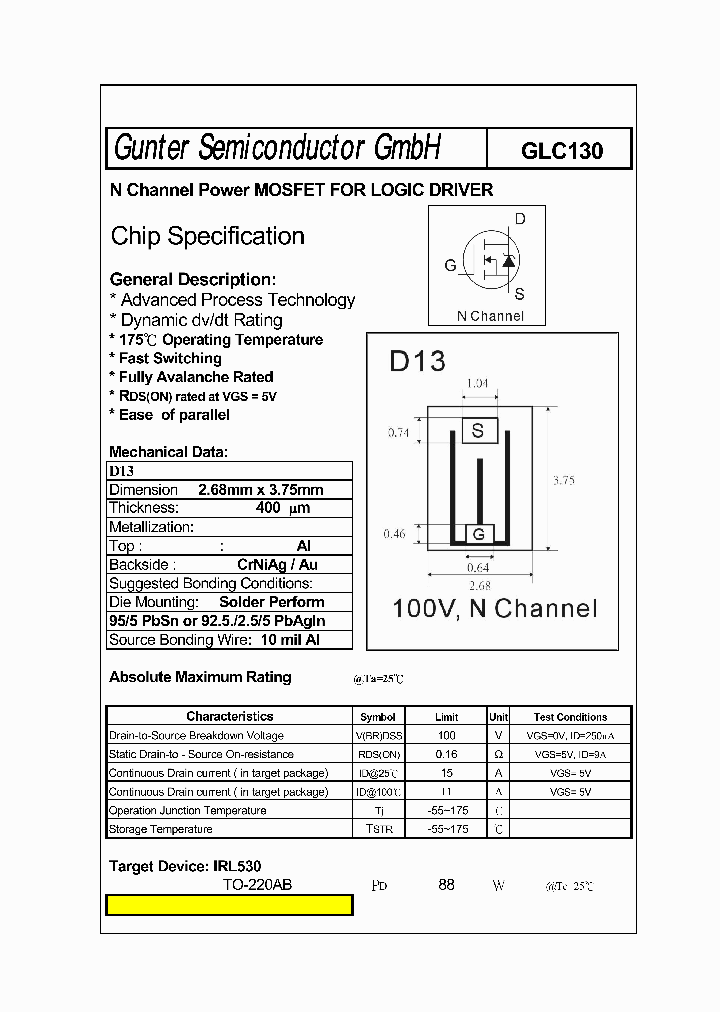 GLC130_4695022.PDF Datasheet