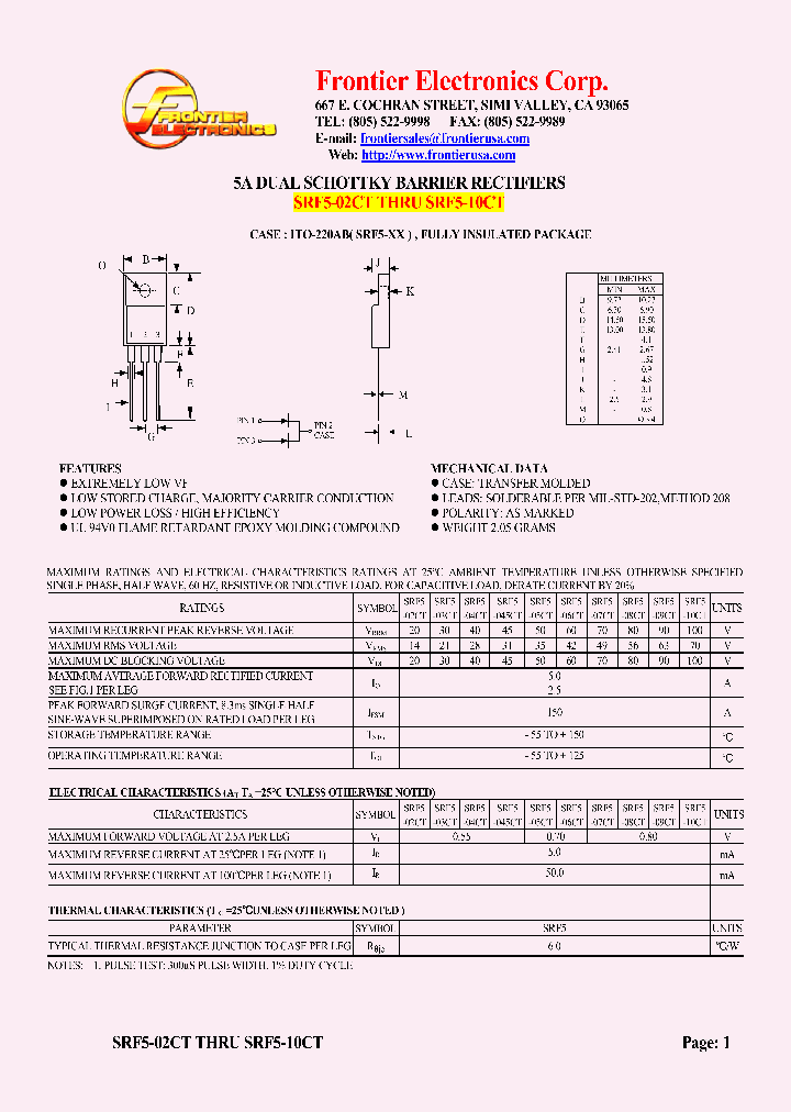 SRF5-045CT_4696988.PDF Datasheet
