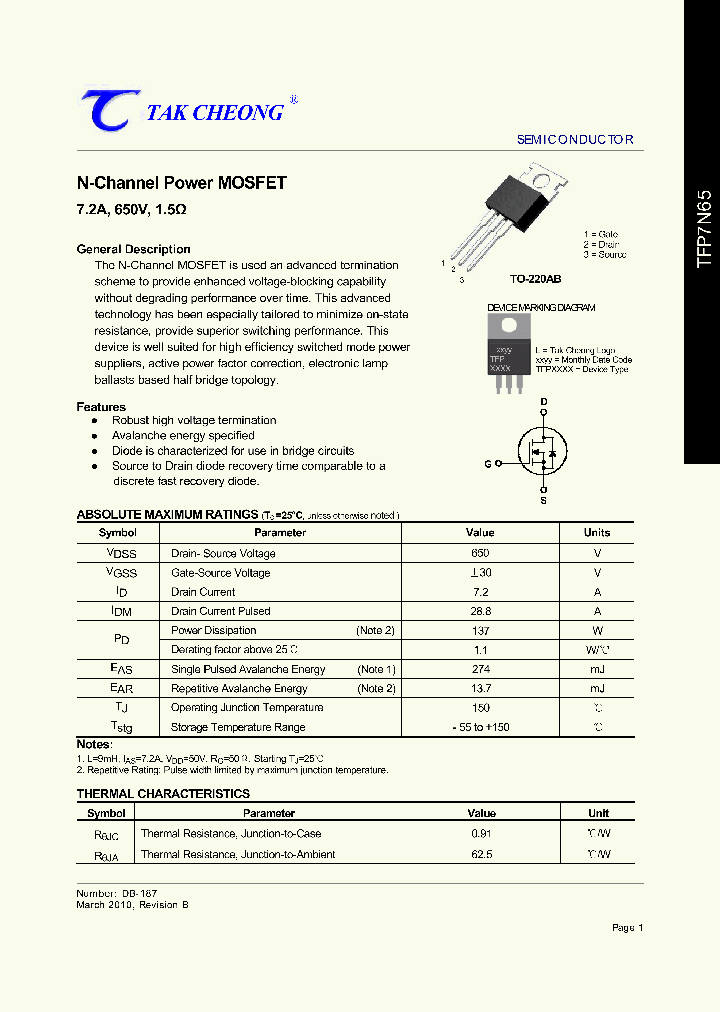 TFP7N65_4697062.PDF Datasheet