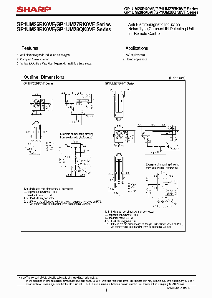 GP1UM281QKVF_4698533.PDF Datasheet