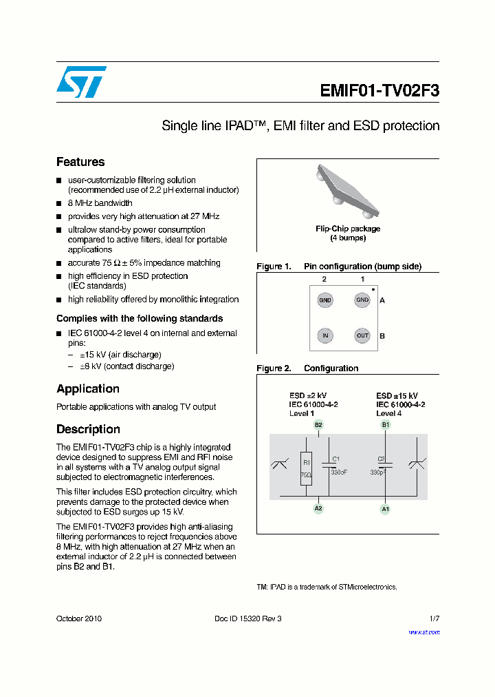 EMIF01-TV02F3_4699885.PDF Datasheet