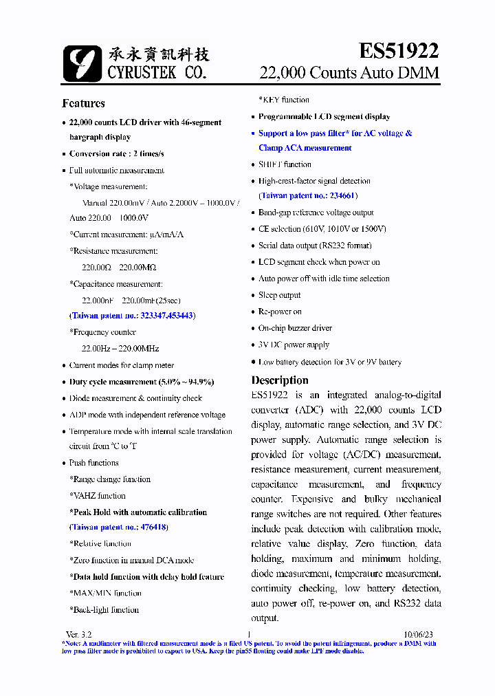 ES51922_4700752.PDF Datasheet