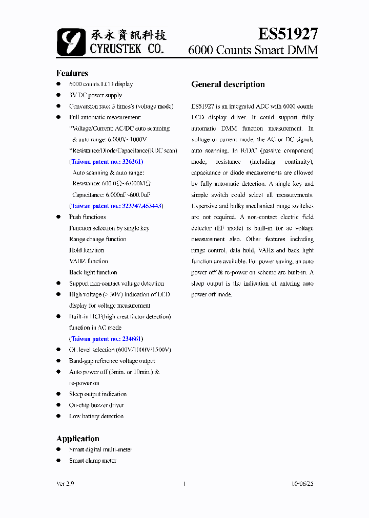 ES5192710_4700755.PDF Datasheet