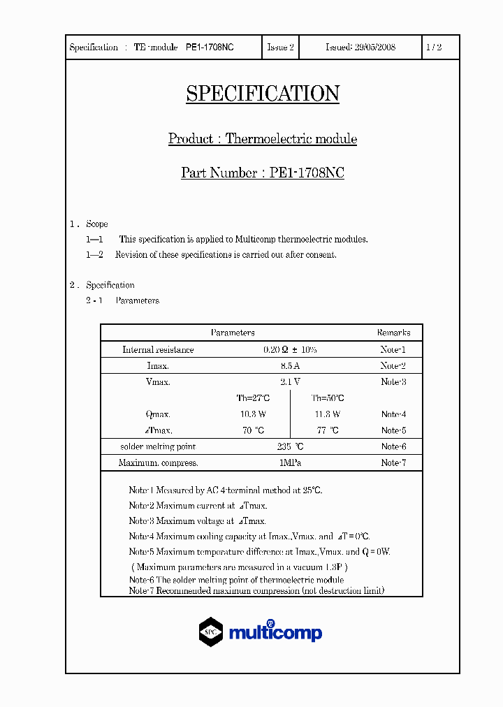PE1-1708NC_4700829.PDF Datasheet