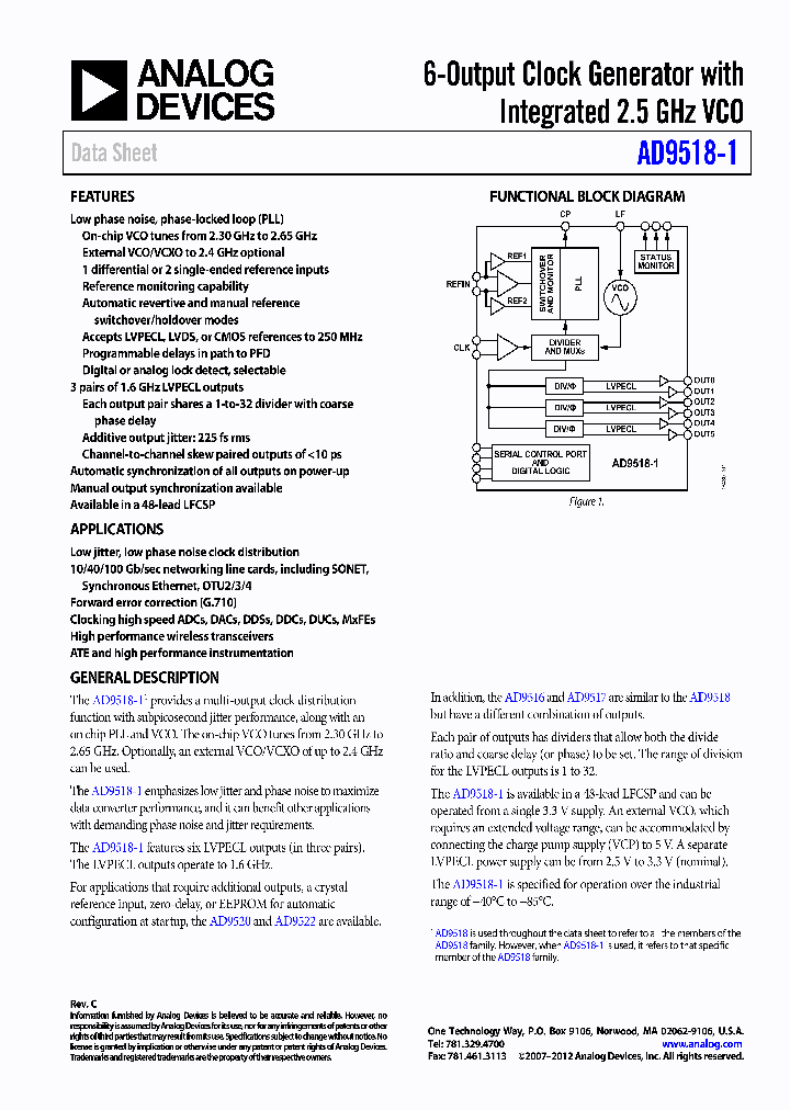 AD9518-1_4701042.PDF Datasheet