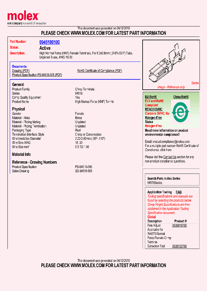 945180100_4701602.PDF Datasheet
