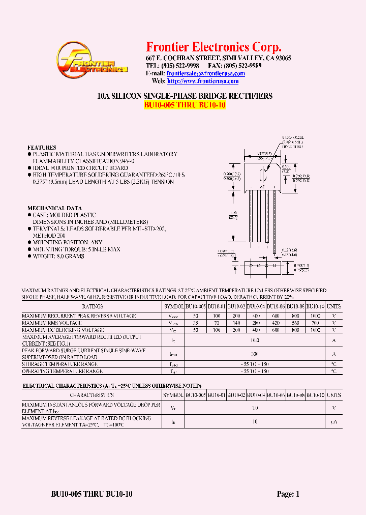 BU10-10_4702381.PDF Datasheet