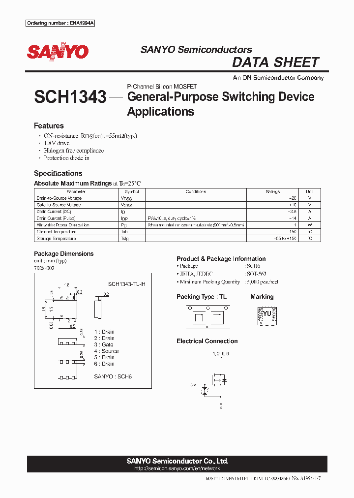 SCH1343-TL-H_4703217.PDF Datasheet