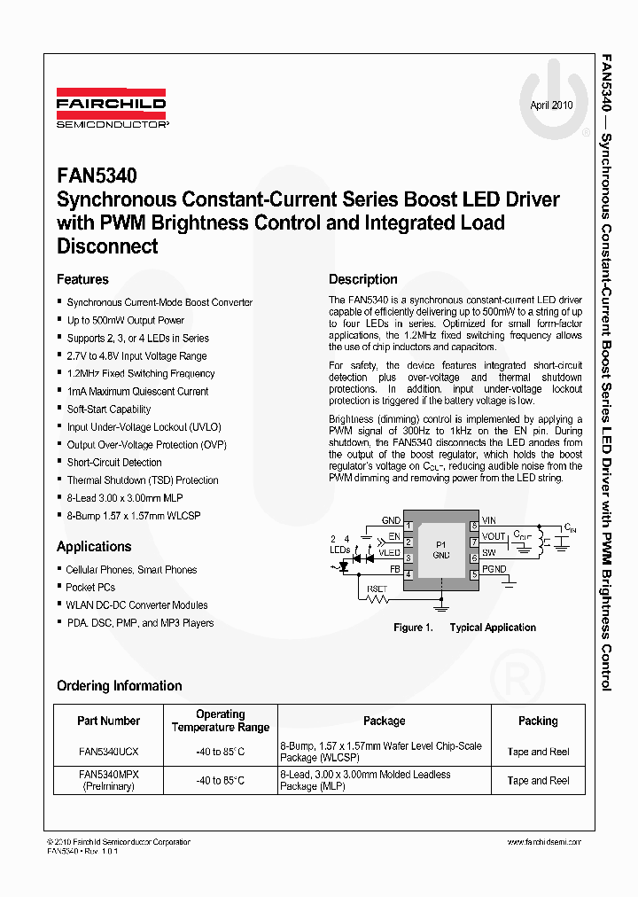 FAN5340UCX_4707557.PDF Datasheet