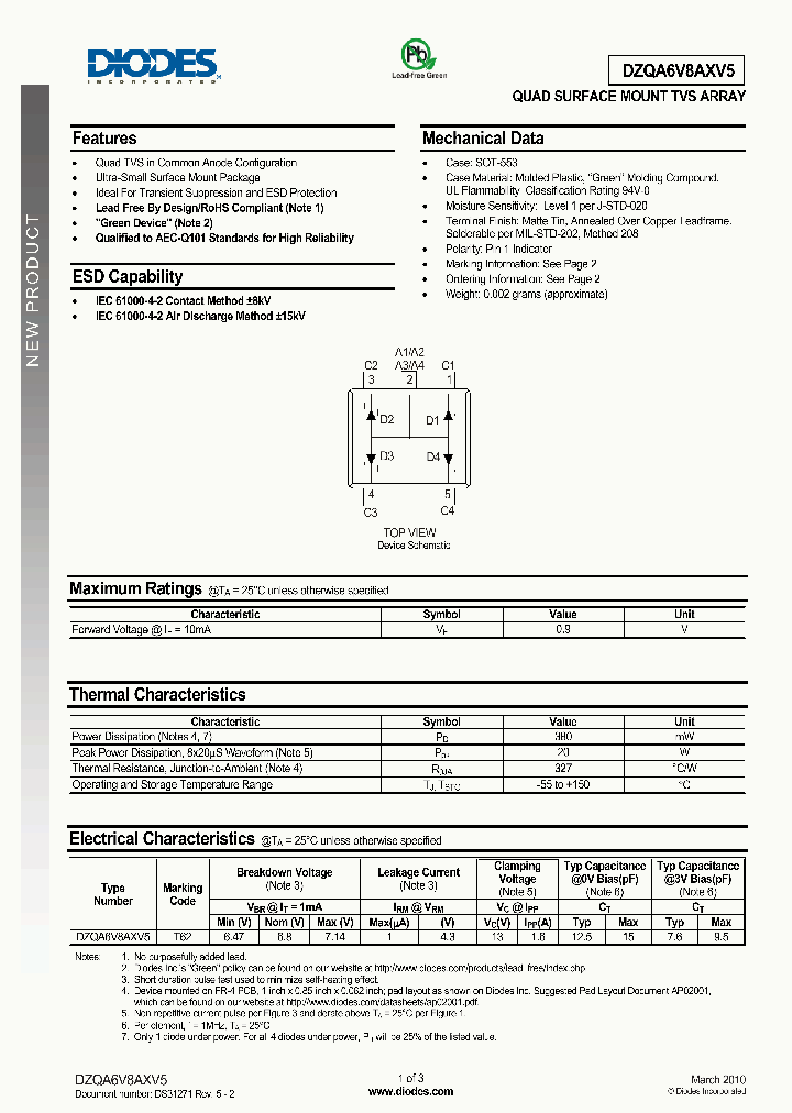 DZQA6V8AXV5_4708556.PDF Datasheet