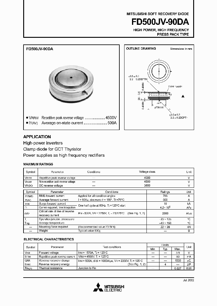 FD500JV-90DA02_4708903.PDF Datasheet