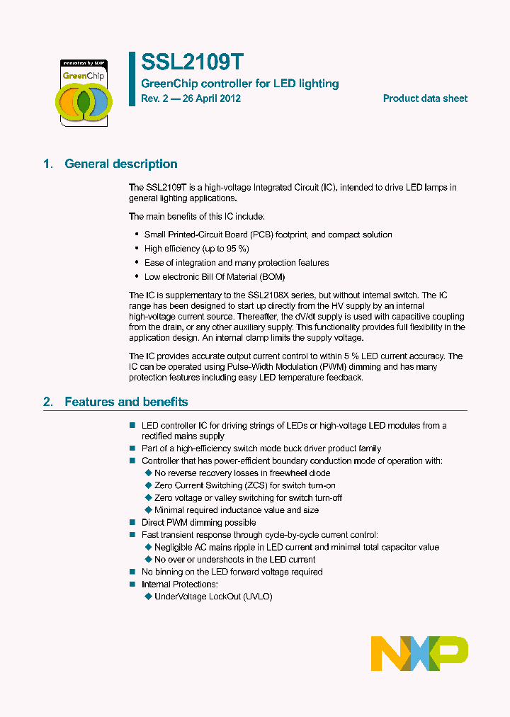SSL2109T_4710991.PDF Datasheet
