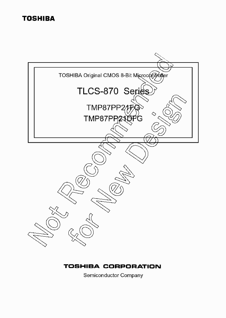 TMP87PP21DFG_4713017.PDF Datasheet