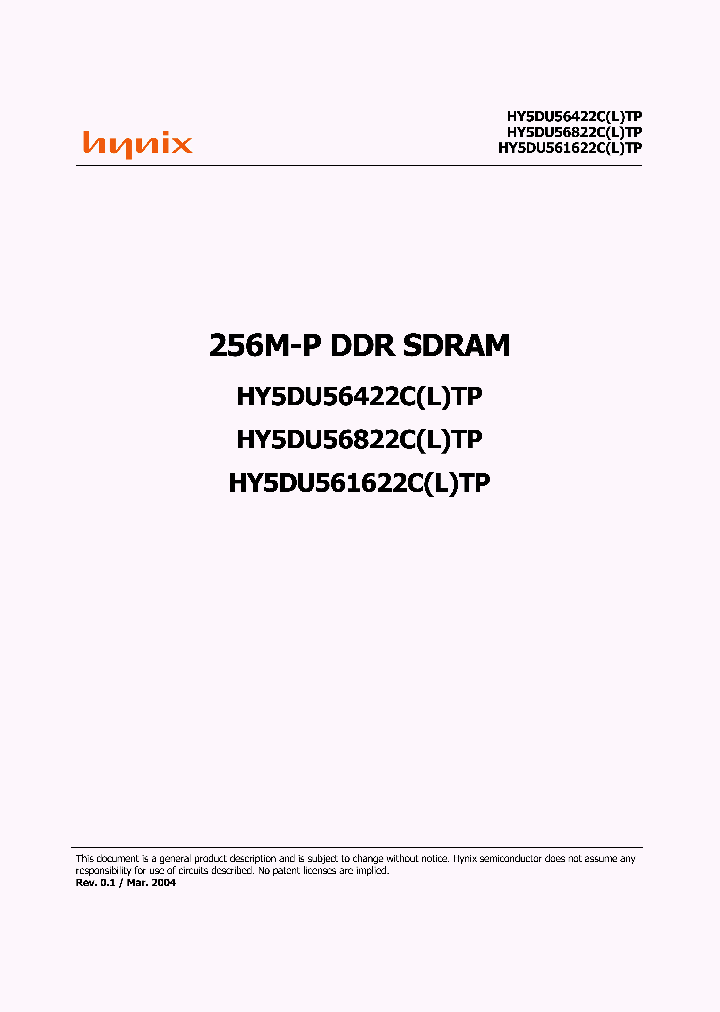 HY5DU561622CTP-28_4713384.PDF Datasheet